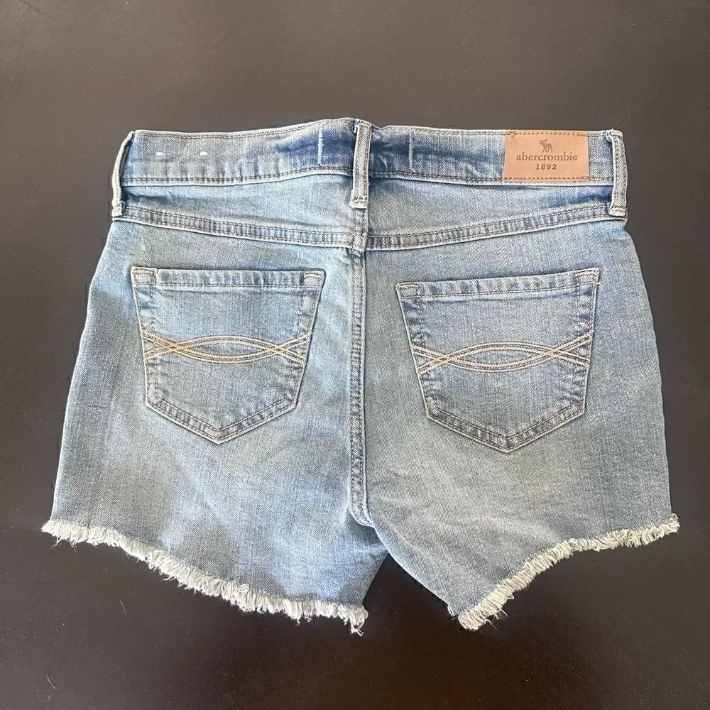 Abercrombie Kids High Rise Shortie Shorts